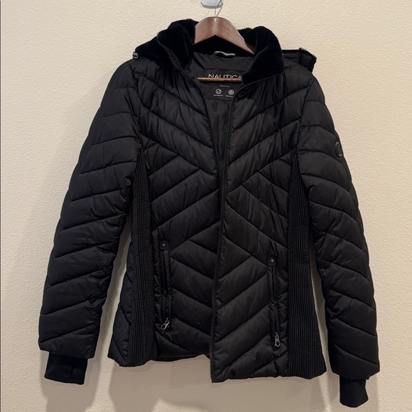 Nautica Women's Black Puffer Jacket - Picture 6 of 11